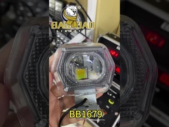 Lucency Gehäuse Mehrfarbiger Blitz Motorrad LED Scheinwerfer Teile