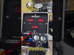 Kohlenstofffaser Gehäuse Weiß Gelb Blitz Aluminium LED Motorrad-Lampen