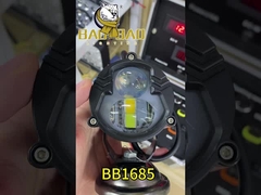 2 Strahl Weiß gelber Blitz 80 V Motorrad Universal LED Scheinwerfer