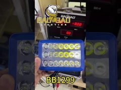 Blaue Gehäuse Kunststoff Weiß Gelb Blitz Universal Motorrad Scheinwerfer