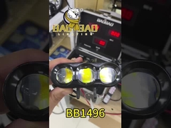 Motorrad Gelb-Weiß-Farbprojektor LED-Licht-Upgrade-Spotlight-Zubehör