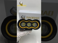 Kunststoff Grün Gelb 3 LED Motorrad Scheinwerfer LED Zubehörleuchten Motorrad