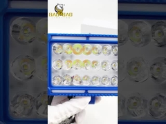 21 LED Weiß Gelb Blitz Aluminium Blau Motorrad Scheinwerfer