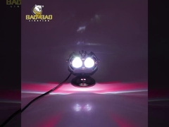 2 Perlen Weiß Gelb Falsch Aluminium verfügbar Motorradnebellicht