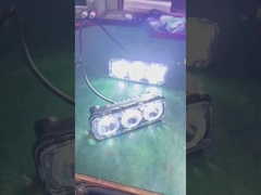 3 LED-Wendelampe 9W Stetiger Blitz Wasserdichtes Licht für Motorrad
