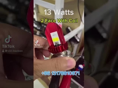 H4 Metall Weiß Gelb Doppelfarbe 2 Gesichter mit Spule Motorrad LED-Glühlampe