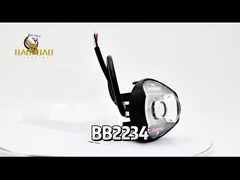 2 Perlenmetall Weiß Gelb Doppelfarbig Mini Fahrlicht CG125 Modifiziert