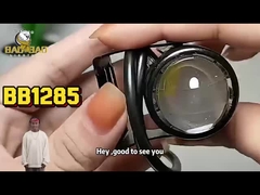 2 Stück Weiß Gelb Doppelfarbig Aluminium Mini Fahrnebelscheinwerfer verfügbar für Motorrad