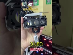 40 Watt 50 Watt Vollmetall Rot Teufel Augen Weiß Gelb Doppelfarbe Motorrad LED Nebellicht