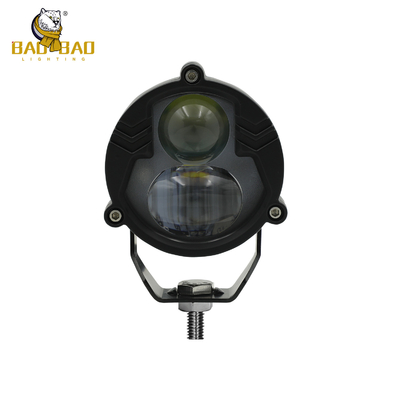 2 Strahl Weiß gelber Blitz 80 V Motorrad Universal LED Scheinwerfer
