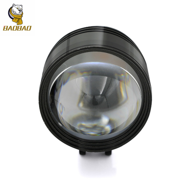 Aluminium Gehäuse Gelb Weiß Blitz 24V Motorrad LED Scheinwerfer