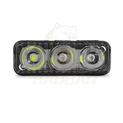 3 LED-Wendelampe 9W Stetiger Blitz Wasserdichtes Licht für Motorrad