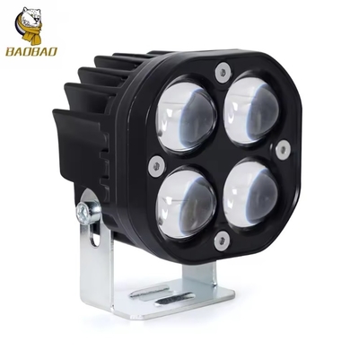 Quadratischer Stil 4D Weiß helles Licht Wasserdicht Motorclcle LED Scheinwerfer