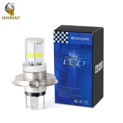 12v H4 H6 BA20D Weiße Farbe Metall LED Motorrad Innenlampe Für Honda Suzuki