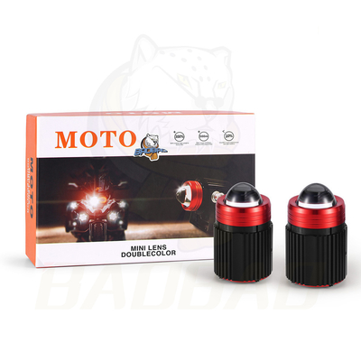 46W Metallweiß Gelb Motorrad Hilfsmittel LED Mini Nebellicht