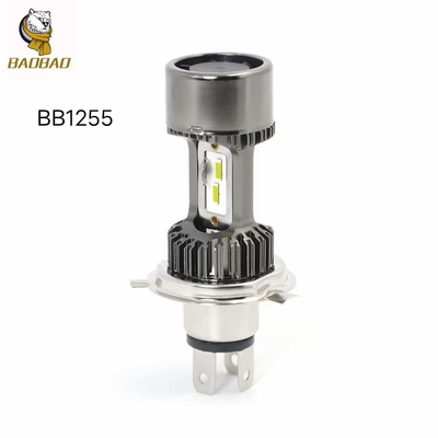 12V-Metallweiße H4-LED-Bolle mit Lüfter Motorrad-Innenlicht