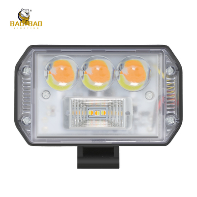 80V LED-Arbeit Leichtmetall Weiß Gelb Doppelfarben-Blitz Motorrad-Ersatzteile