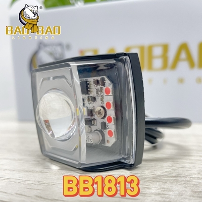 1 LED-Motorrad-LED-Mehrfarben-Mini-Licht-Lucency-Motorrad-Spotlight