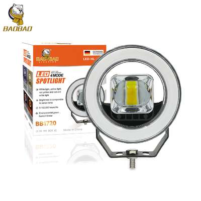 4.5 Zoll Runde Rot Teufel Augen LED Scheinwerfer für Auto für Motorrad Autoteile